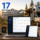 RV Solar & Electrical Calculator Toolkit | 17 Interactive Planning Tools