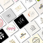 Logo Bundle | 50 Pre-Designed, Customizable Logos